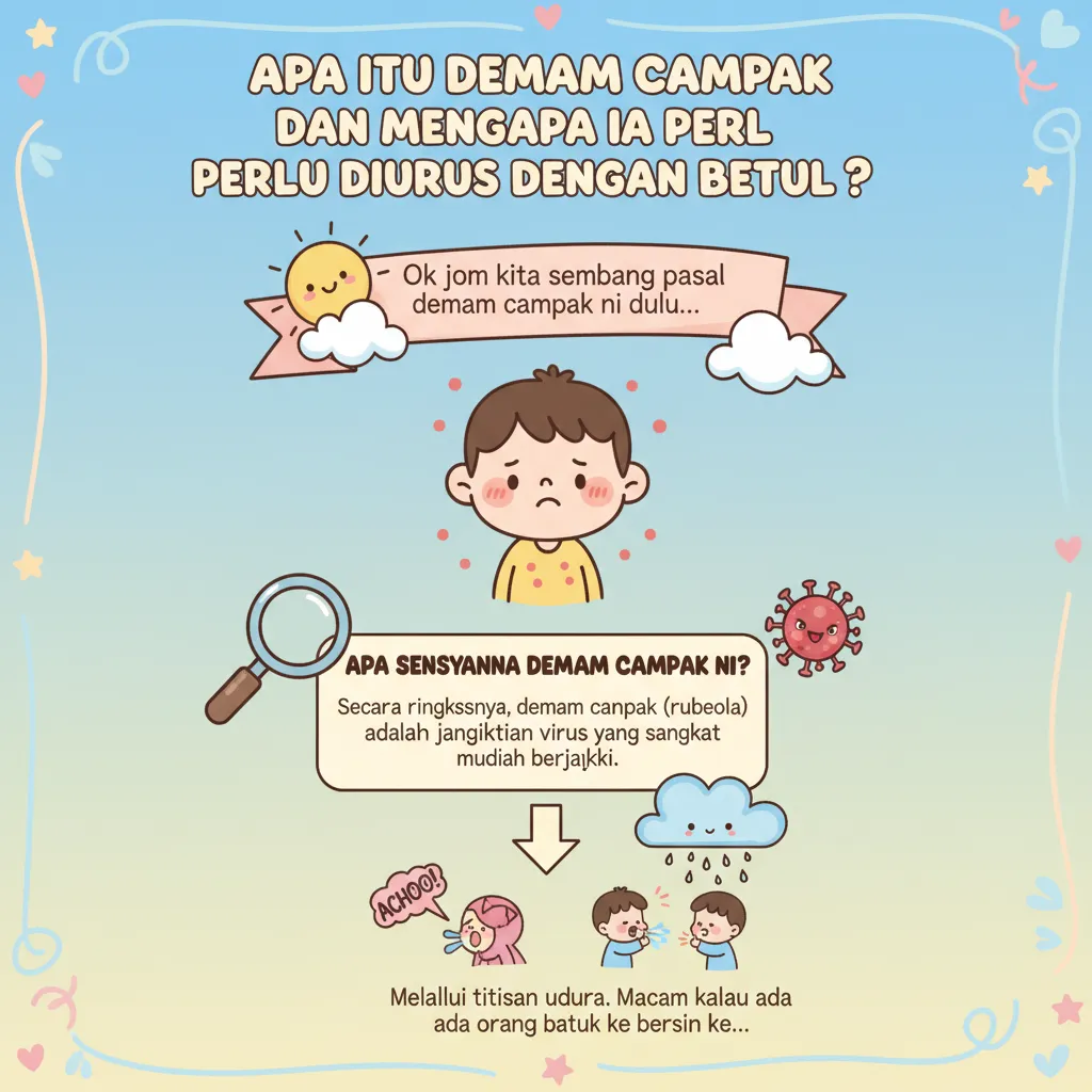 Apa Itu Demam Campak dan Mengapa Ia Perlu Diurus dengan Betul?
