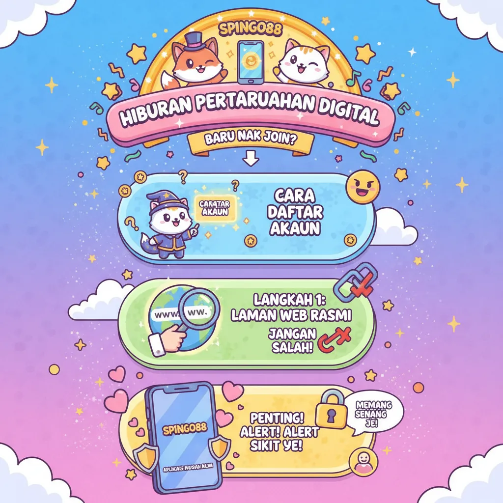 Cara Daftar Akaun Spingo88 & Kasino Dalam Talian