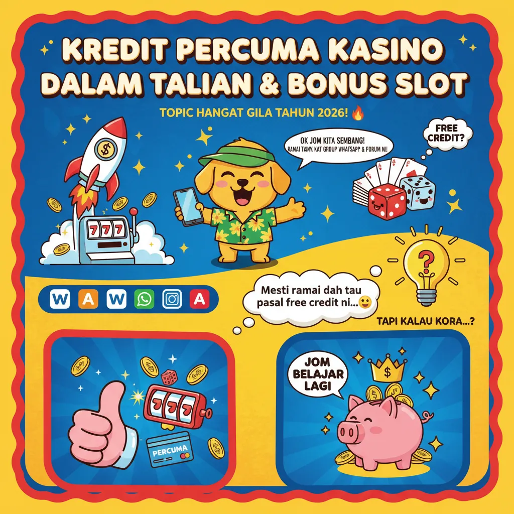 Kredit percuma kasino dalam talian dan bonus slot