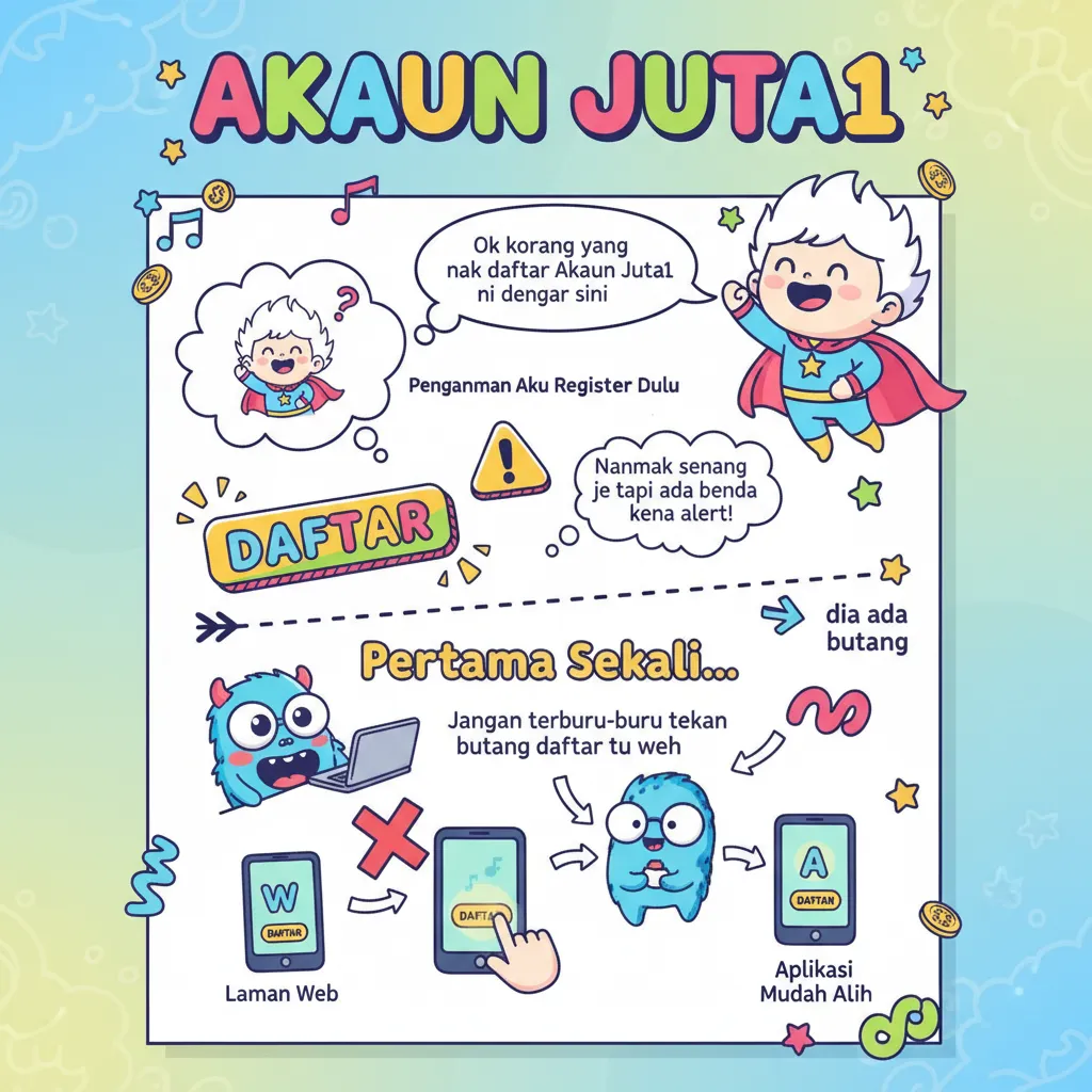 Panduan Pendaftaran Akaun Juta1 & Dasar Privasi