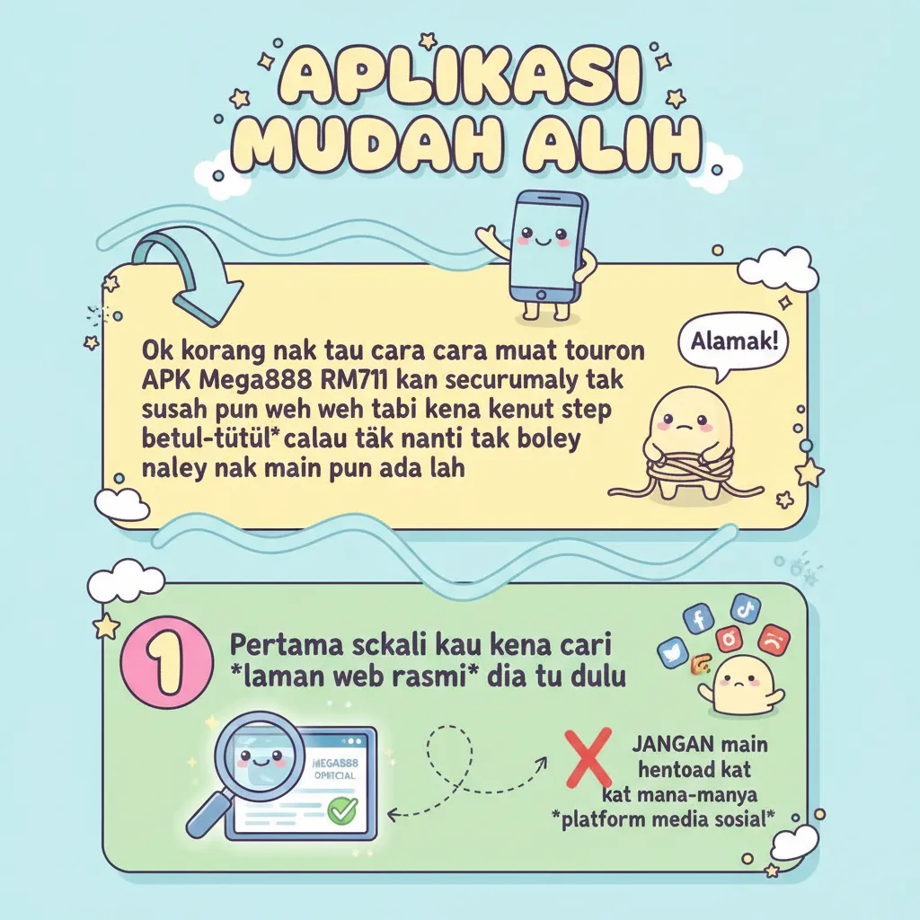Cara Muat Turun APK Mega888 RM711 & Daftar Akaun