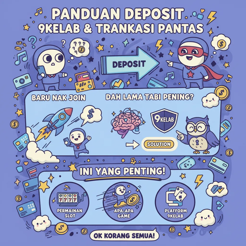 Panduan Deposit 9kelab & Transaksi Pantas