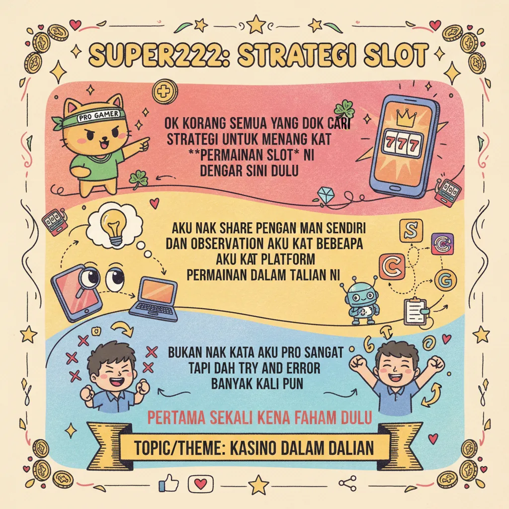 Super222: Strategi Menang Permainan Slot