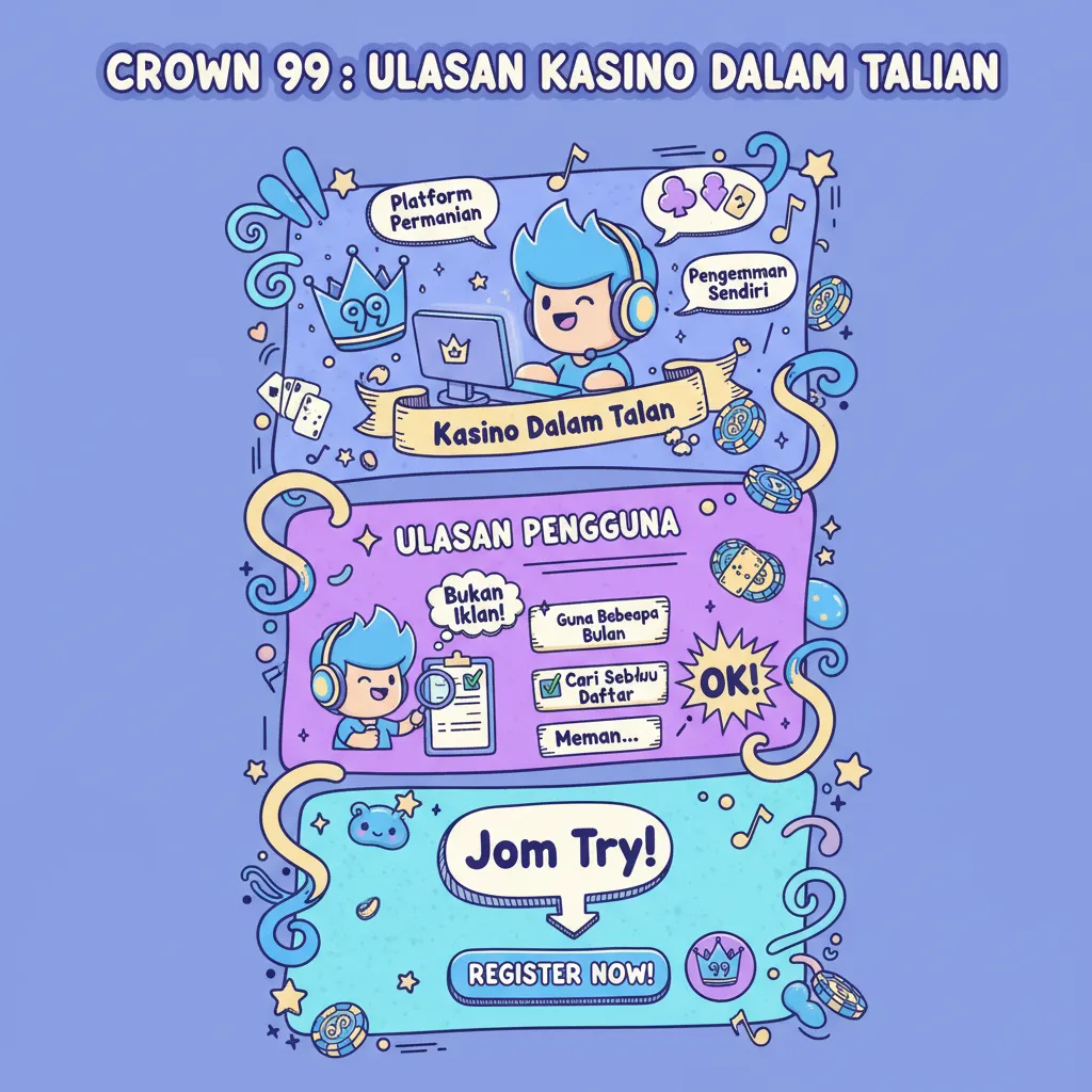 Ulasan Crown 99: Kasino Dalam Talian & RTP Slot