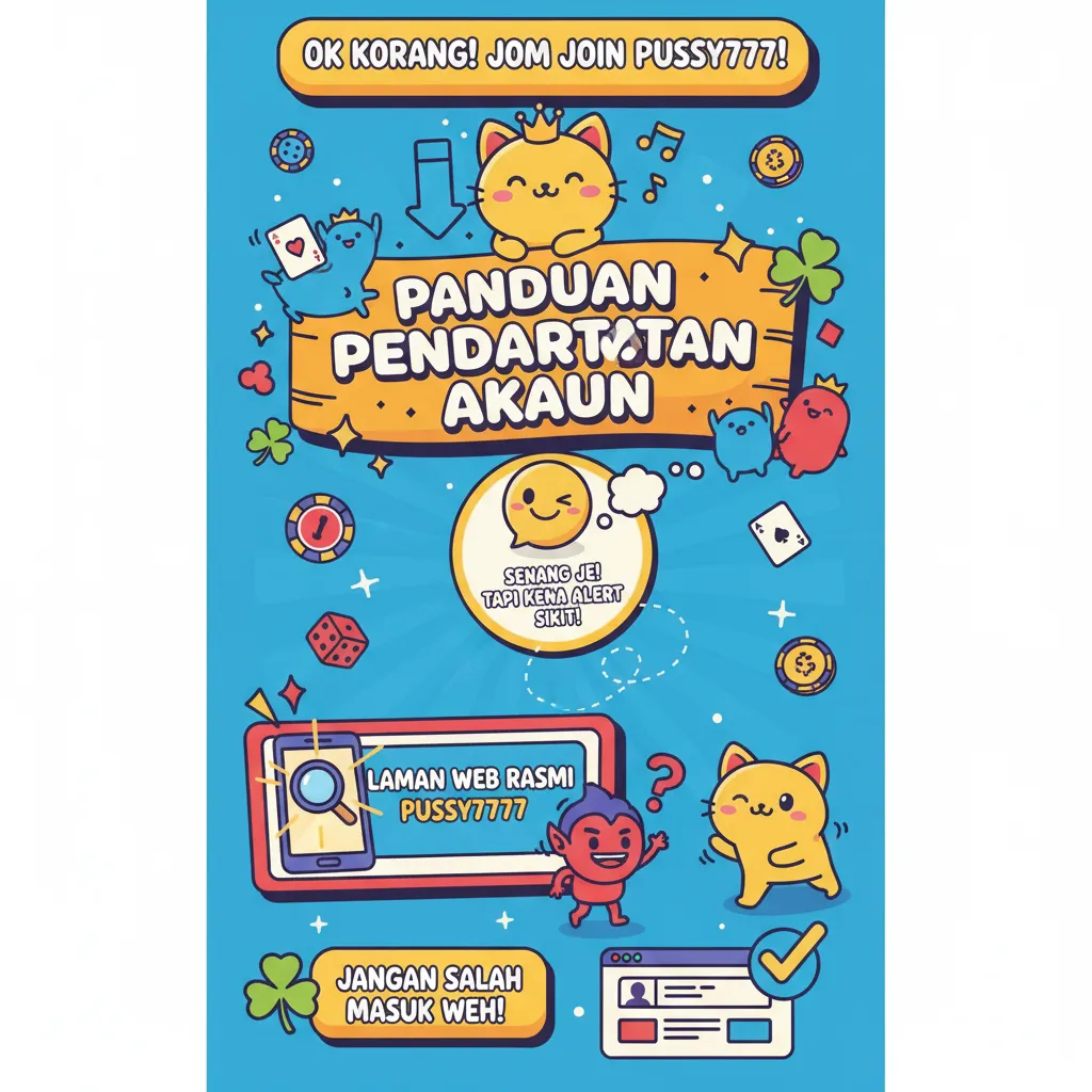 Panduan Pendaftaran Akaun Pussy777