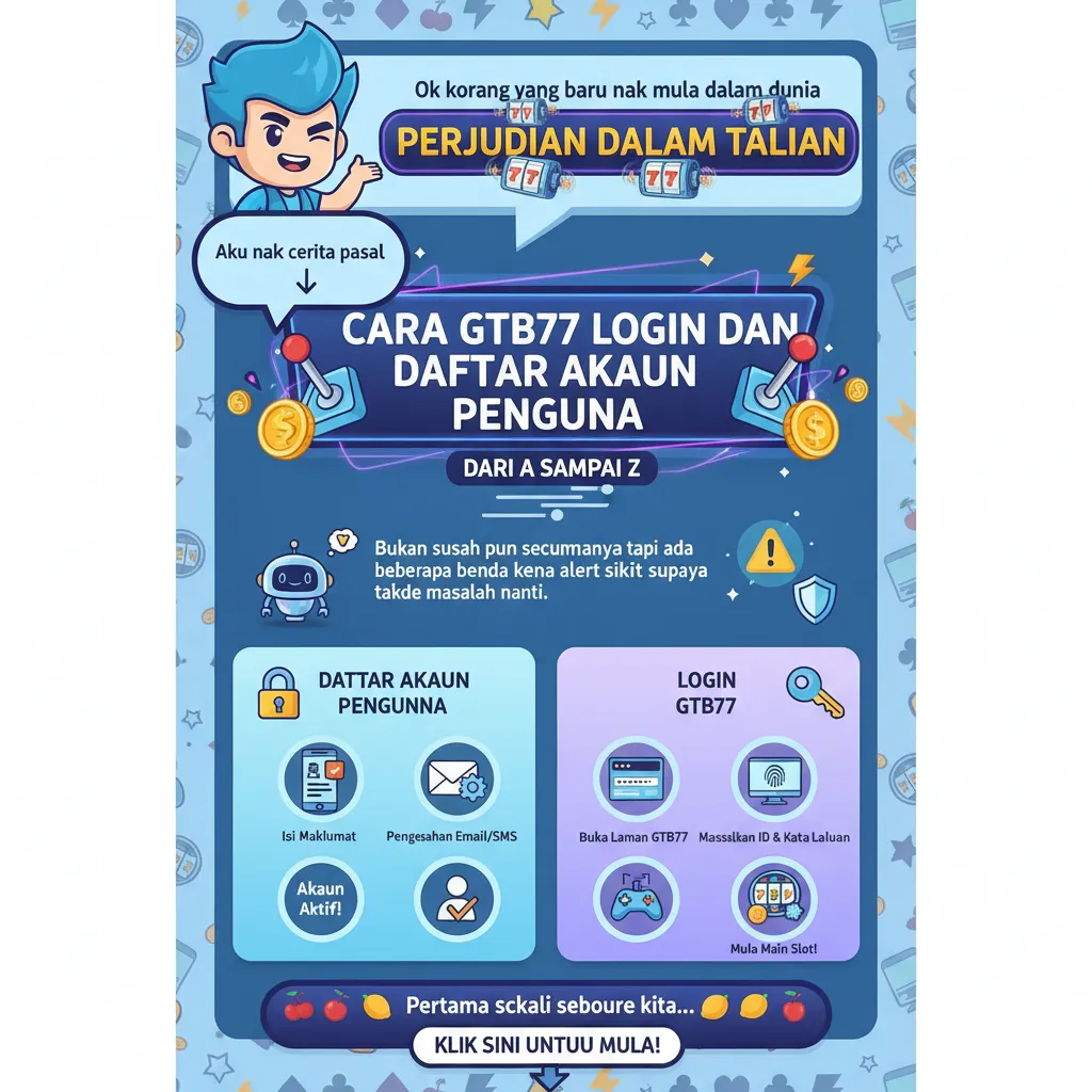 Cara GTB77 Login dan Daftar Akaun Pengguna