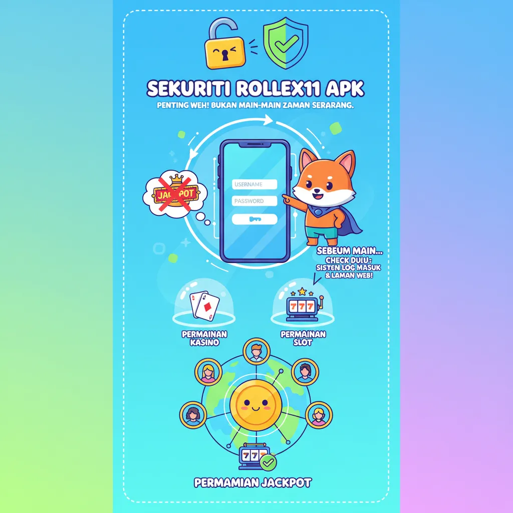 Sekuriti Laman Web dan Sistem Log Masuk Rollex11 APK