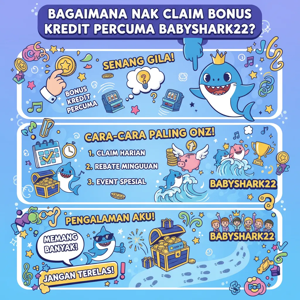 Bonus Kredit Percuma Babyshark22 untuk Permainan Slot